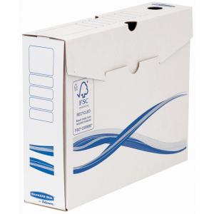 BANKERS BOX Basic Archiv-Schachtel, blau, (B)80 mm Fellowes 4460101 (0043859655571)