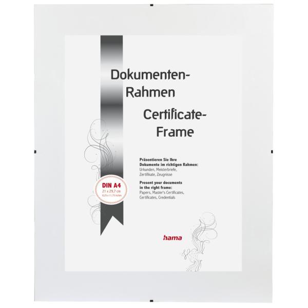 rahmenloser Bilderhalter 'Clip-Fix', 21, 0 x 29, 7 cm hama 63020 (4007249630209)