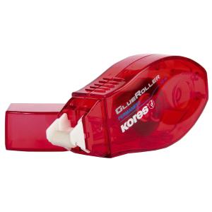 Einweg-Kleberoller 'GLUEROLLER', permanent, rot Kores K38112 (9023800381026)