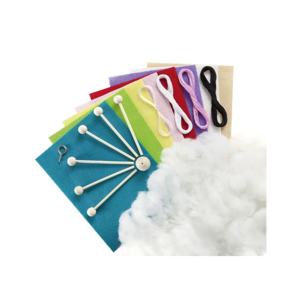 Mobile-Set 'Zauberwald', 14-teilig folia 22859 (4001868098068)