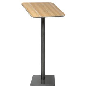 Speisekarten-Ständer, aus Holz und Edelstahl Securit MCS-115-TE (8719075283172)