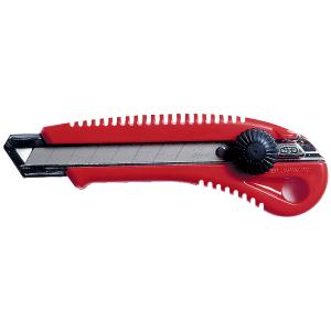 L-550P, Kunststoff-Gehäuse, 18 mm Klinge, rot NT Cutter h1310610 (4904011010316)