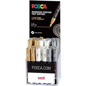 Pigmentmarker PC-1MC, 36er Display POSCA PC1MCGSW/3D (3296280021799)