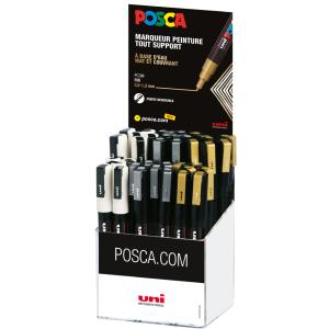 Pigmentmarker PC-3M, 36er Display POSCA PC3MGSW/3D (3296280021775)