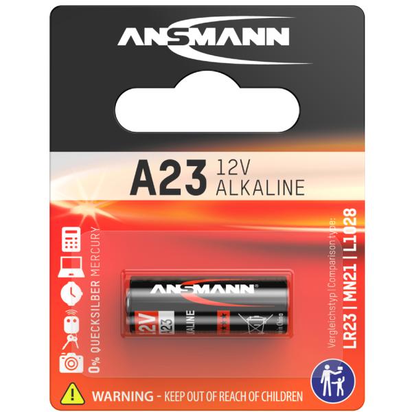 Alkaline Batterie 'A23', 12 Volt (LRV08) ANSMANN 5015182 (4013674015184)