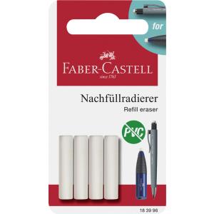 FABER-CASTELL Radierer-Spitzer-Kombination, rot / blau Faber-Castell 184401 (6933256611703)