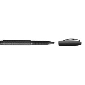 FABER-CASTELL Tintenroller Essentio Carbon, schwarz Faber-Castell 148868 (4005401488682)