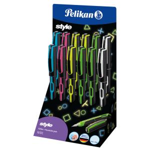 Füllhalter style 'Neon', Thekendisplay Pelikan 300007899 (4012700606112)