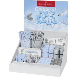 FABER-CASTELL Familiendisplay GRIP 2001, silber / sky blue Faber-Castell 202092 (4005402020928)