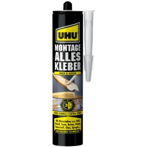Montage Alleskleber, lösemittelfrei, 425 g Kartusche UHU 47520 (4026700475203)