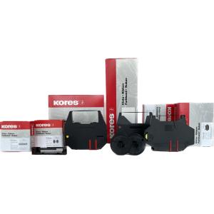 Farbband, Gruppe 1, DIN DS, Seide, schwarz/ rot Kores G001NSSR (4045257600128)