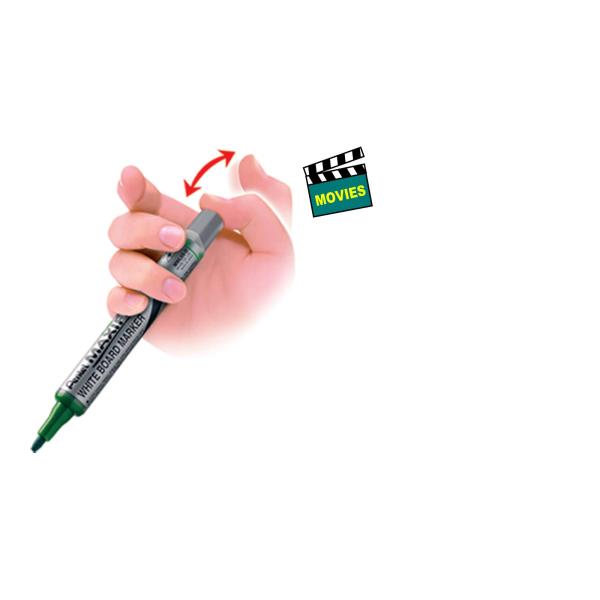 Whiteboard-Marker MAXIFLO MWL5M, rot Pentel MWL5M-BO (3474374500034)