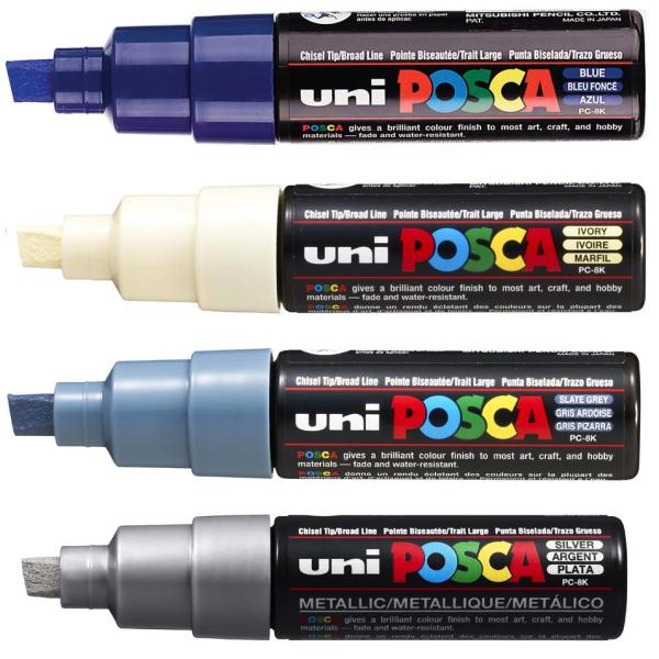 Pigmentmarker PC-8K, schwarz POSCA PC-8K N (4902778916452)