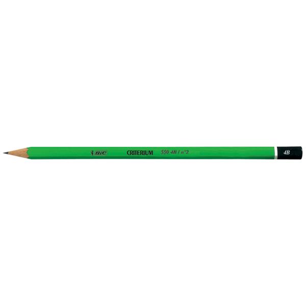 BIC Bleistift Criterium 550, Härtegrad: 2B, sechseckig Bic 857585 (3086124000369)