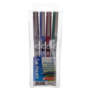 Tintenroller Hi-Tecpoint V7, 4er Etui, farbig sortiert PILOT 017545 (3131912017545)