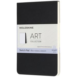 MOLESKINE Skizzenblock, P/ A6, 120g/ qm, Karton, schwarz Moleskine 8058647626819 (8058647626819)