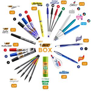 BIC Schreibset MY BIC BOX, 124-teilig Bic 933953 (3086123415317)
