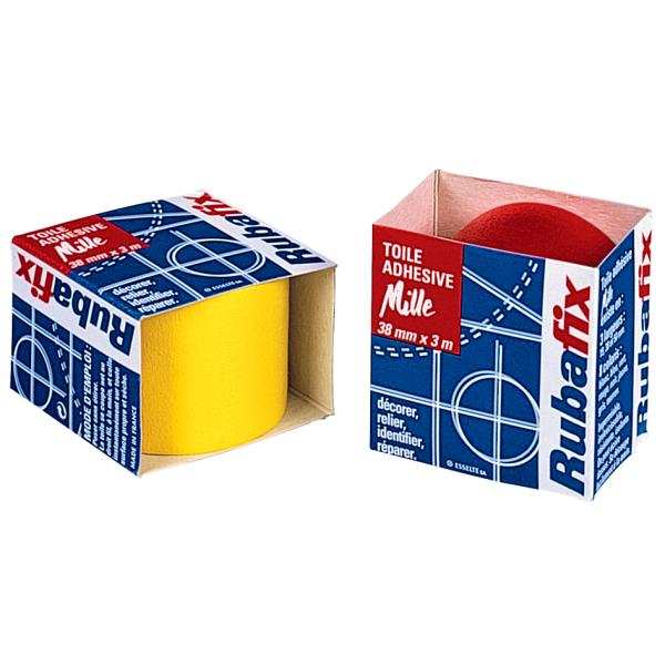 Gewebeband, Maße: (B)38 mm x (L)3 m, weiß Rubafix 572100 (3249445721003)