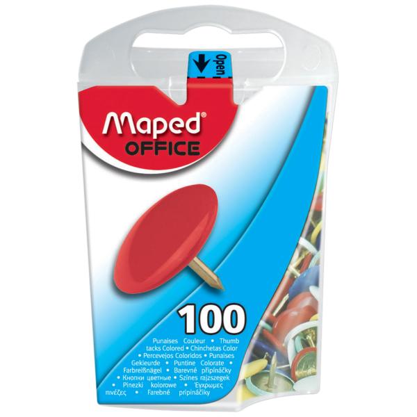 Reißnägel, kunststoffüberzogen, Durchmesser: 10 mm Maped 310011 (3154143100114)