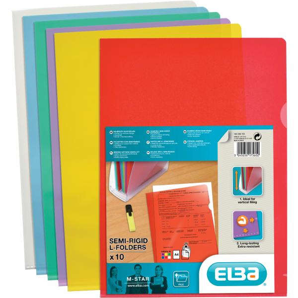 Sichthüllen M Star, aus PVC-Hartfolie 0, 15 mm, blau ELBA 100206706 (3045050019142)