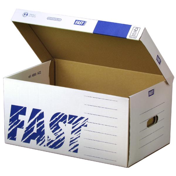 Archiv-Klappdeckelbox Standard Container, aus Wellpappe FAST 100 725 895 (3334381048809)