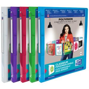 Präsentations-Ringbuch POLYVISION, 20 mm, farblos Oxford 100202277 (3045050078736)