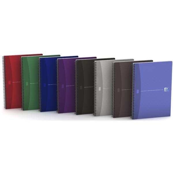 Office Spiralbuch, DIN A4, kariert, 50 Blatt, Karton Oxford 100105117 (3020120022079)