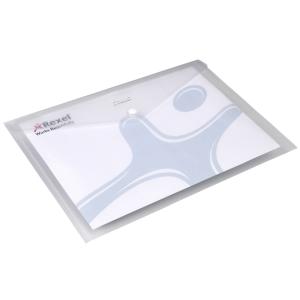 Dokumententasche, DIN A4, PP, transparent Rexel 2101663 (5028252189606)
