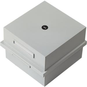 Karteikasten 'the admin', A6 quer, lichtgrau helit H6212282 (4012086020564)