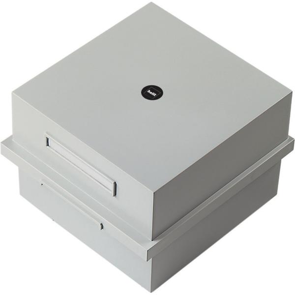 Karteikasten 'the admin', A6 quer, lichtgrau helit H6212282 (4012086020564)
