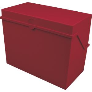 Klein-Karteikasten 'the index', A5 quer, rot helit H6214525 (4012086020731)