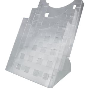 3er Tisch-Prospekthalter 'the step grid', DIN A4 hoch helit H6102702 (4012086005905)