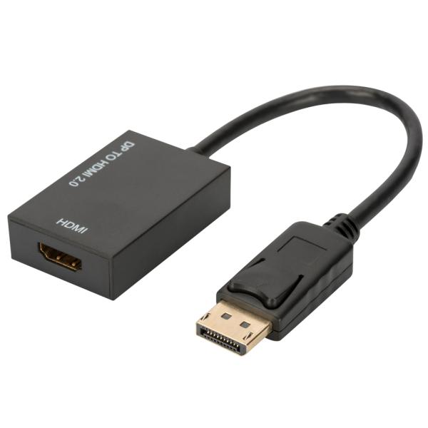 DisplayPort 1.2 Adapter, DP - HDMI-A, 0, 2 m DIGITUS AK-340415-002-S (4016032427476)