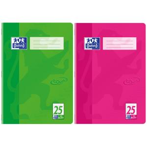 Schulheft 'Touch', DIN A4, Lineatur 28, rosa Oxford 400104447 (4006144006065)