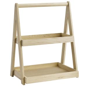 Etagere VALO, 2-stufig, eiche, 350 x 265 x 445 mm APS 14010 (4004133140103)