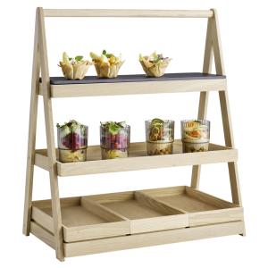 Etagere VALO, 3-stufig, eiche, 555 x 325 x 640 mm APS 14012 (4004133140127)