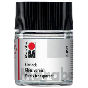 Klarlack, hochglänzend, 50 ml, im Glas Marabu 11060005000 (4007751004802)