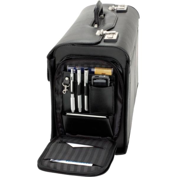 Pilotenkoffer 'VERONA', Leder, schwarz Alassio 45057 (4021068450572)