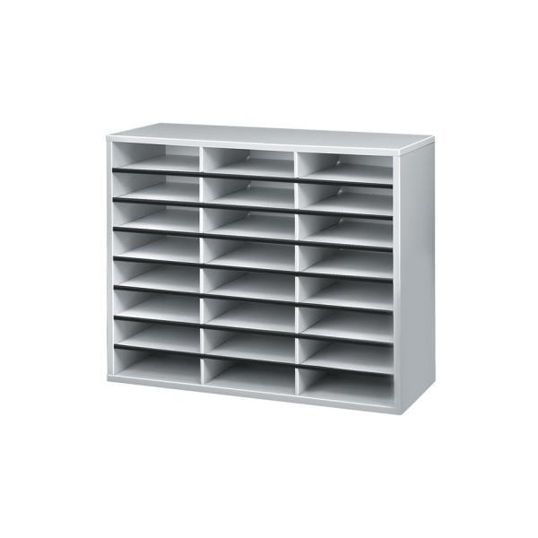 Post- und Broschüren Manager, 24 Fächer horizontal Fellowes 25041 (0077511250415)