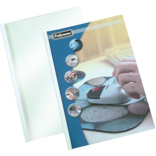 Thermobindemappe Coverlight, DIN A4, 3, 0 mm, weiß Fellowes 5379701 (0043859539833)