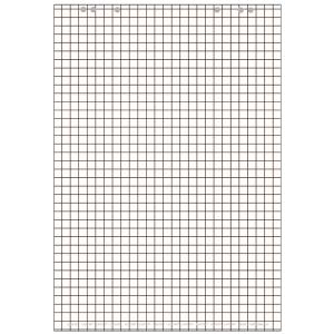Flip-Chart-Block, 20 Blatt, kariert / blanko LANDRÉ 100050592 (4006144100206)
