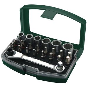 BRÜDER MANNESMANN Bit- und Steckschlüssel-Satz, 24-tlg. M29700 (4003315713302)