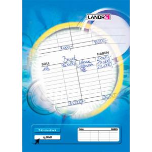 T-Kontenblock DIN A4, 80 g/ qm, holzfrei LANDRÉ 100050663 (4021666002791)