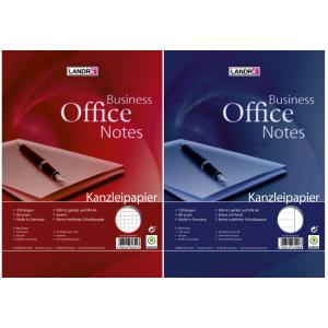 Kanzleipapier Office A3 A4, 80 g m² liniert mit weißem Rand 250 Blatt Landre 100050622 (4006144610088)