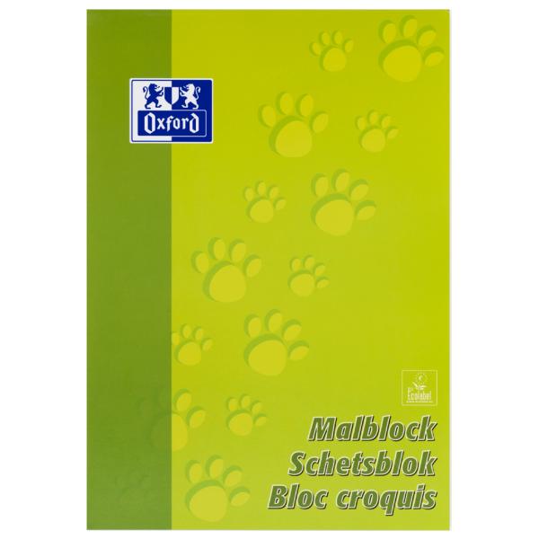 Junior Malblock 'Tatzen', DIN A4, 100 Blatt Oxford 100050303 (4006144959491)