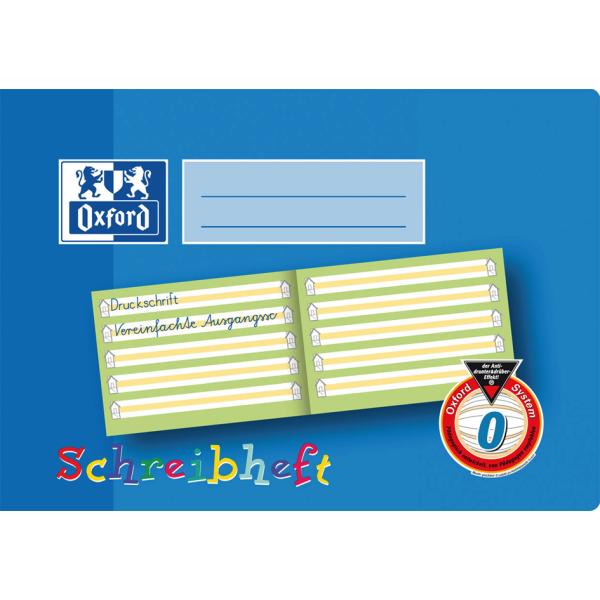 Schreiblernheft, DIN A4 quer, Lineatur: SL / Bayern Oxford 100050305 (4006144922846)