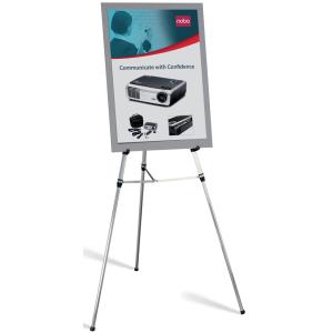 Teleskop-Aufsteller für Tafel, weißalumimium nobo Q50E (0034138500002)