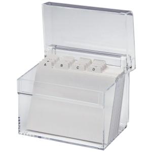 Acryl Karteikasten A6, glasklar MAUL 19528-05 (4002390046862)