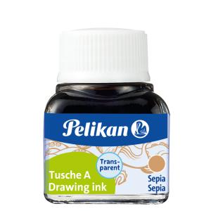 Tusche A, Inhalt: 10 ml im Glas, schwarz (17) Pelikan 400142515 (4012700201669)
