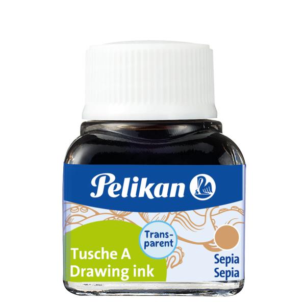 Tusche A, Inhalt: 10 ml im Glas, schwarz (17) Pelikan 400142515 (4012700201669)